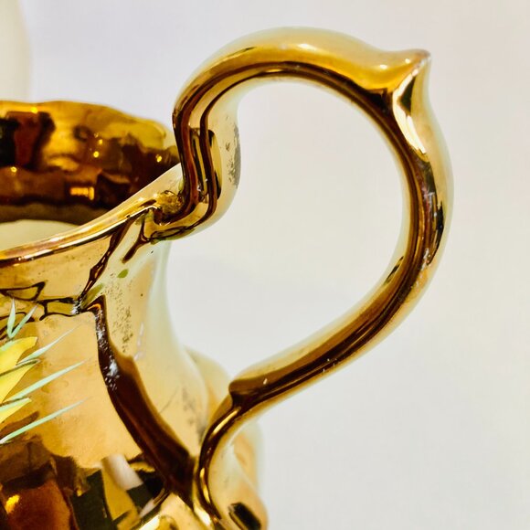 Wade England Copper 5” Ceramic Pitcher Hand Painted - Picture 12 of 15